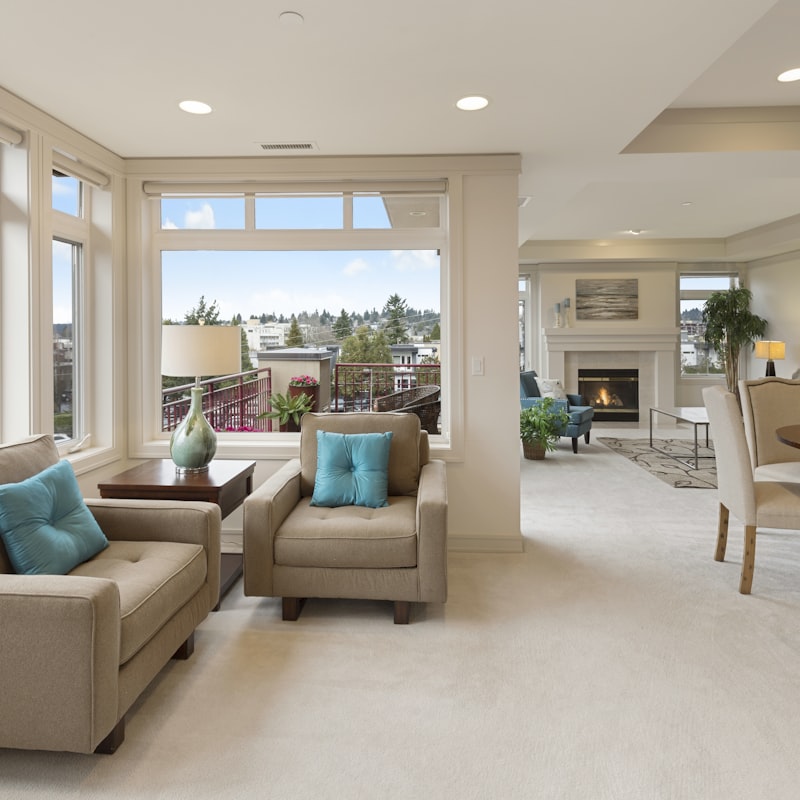 Spotless home interior ready for real estate photos in Calgary